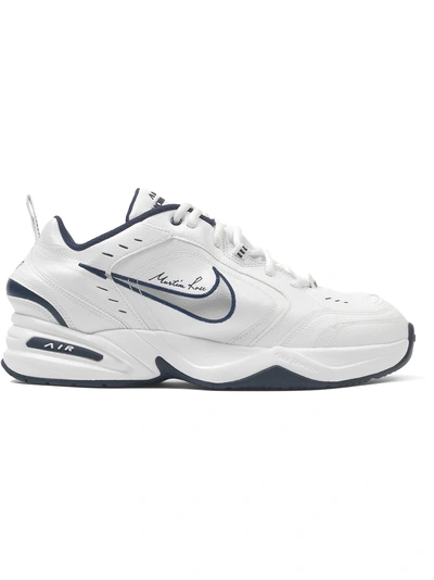 Shop Nike White X Martine Rose Air Monarch Iv Sneakers In 100 White