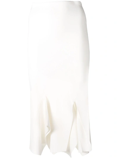 Shop Roland Mouret Lucca Skirt - White