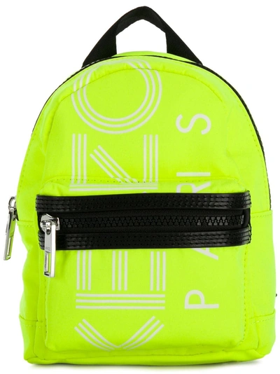 Shop Kenzo Mini Logo Backpack - Green