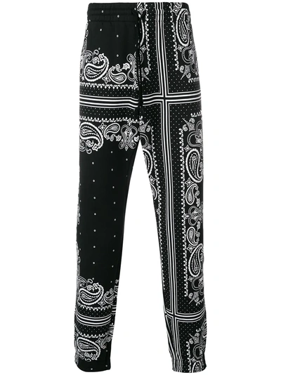 Adidas Originals Adidas Paisley Print Track Pants - Black | ModeSens