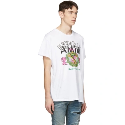 Shop Amiri White Beverly Hills T-shirt In Wht White