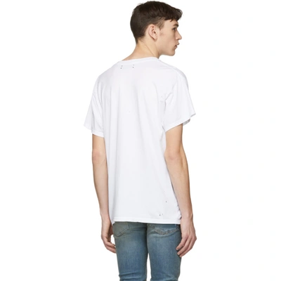 Shop Amiri White Beverly Hills T-shirt In Wht White