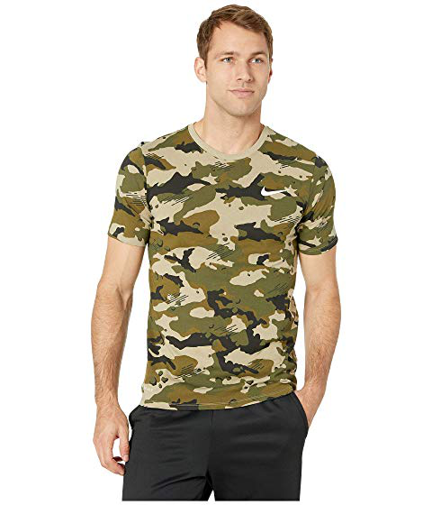 nike dry tee camo