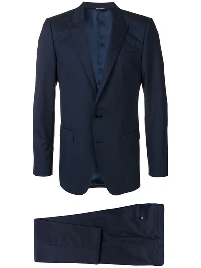 Shop Dolce & Gabbana Slim-fit Suit - Blue