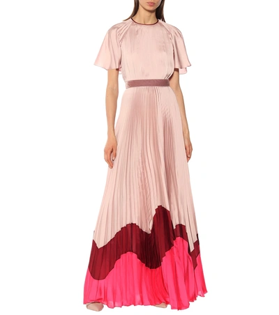 Shop Roksanda Satin Gown In Pink