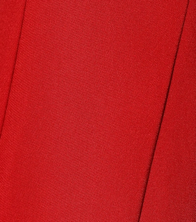 Shop Stella Mccartney Sleeveless Crêpe Gown In Red