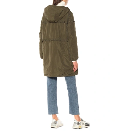 Shop Moncler Luxembourg Down Parka In Green
