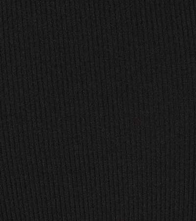 Shop Rick Owens Ribbed-knit Pencil Skirt In Black