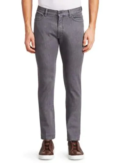 Shop Ermenegildo Zegna Skinny Jeans In Grey