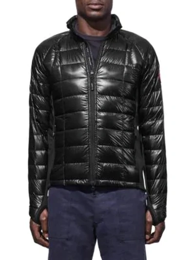 Shop Canada Goose Men's Hybridge Quilted Puffer Jacket In Black Graphite
