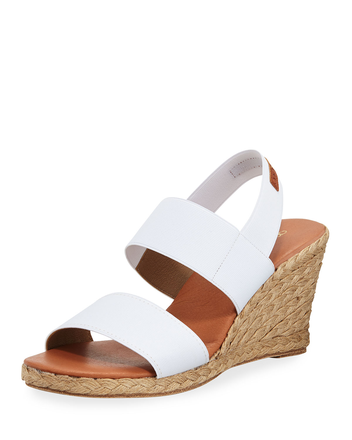 Andre Assous Allison Stretchstrap Wedge Espadrilles In