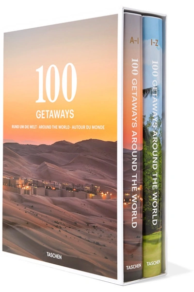 Shop Taschen Set Of Two Hardcover Books: 100 Getaways Around The World In White
