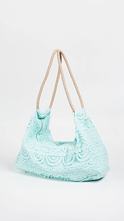 Shop Pilyq Allison Lace Bag In Azura