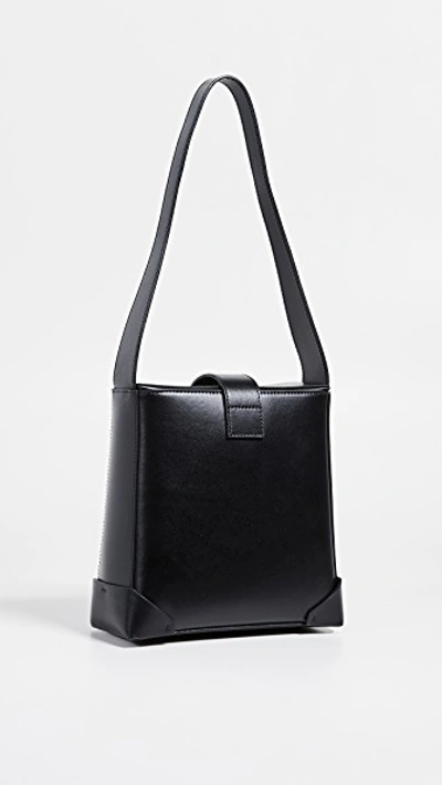 Shop Manu Atelier Trapeze Bag In Black