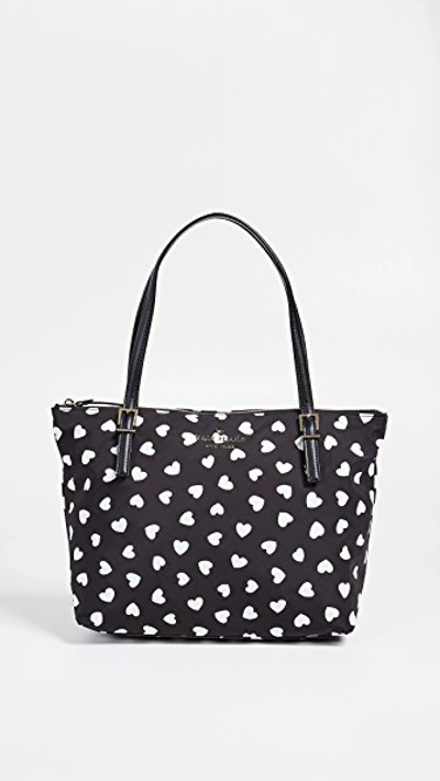 Shop Kate Spade Watson Lane Small Maya Tote In Black/cream