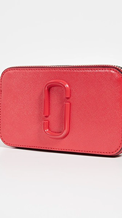 Shop Marc Jacobs Snapshot Dtm Camera Bag In Poppy Red Multi