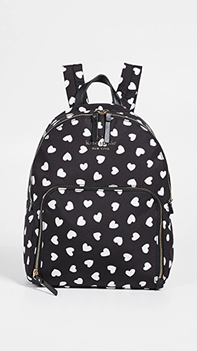 Shop Kate Spade Watson Lane Hartley Backpack In Black/cream