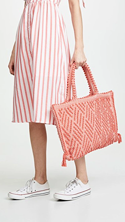 Medium Capriccioli Zig Zag Tote