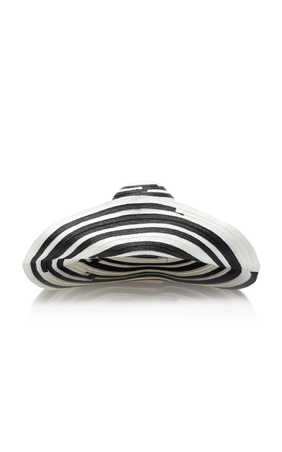 Shop Missoni Nastri Rafia Di Viscosa Woven Hat In Black/white