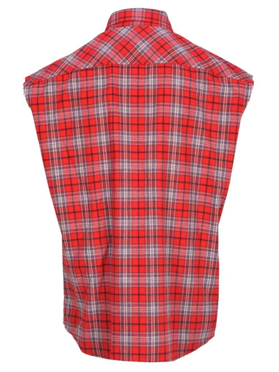 Shop Isabel Marant Bucket Shirt In Red Check