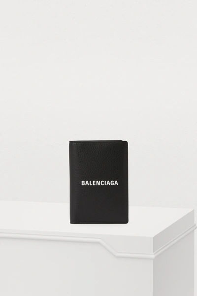Shop Balenciaga "everyday" Passport-cover In 1000