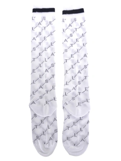 Shop Stella Mccartney Logoed Socks In White