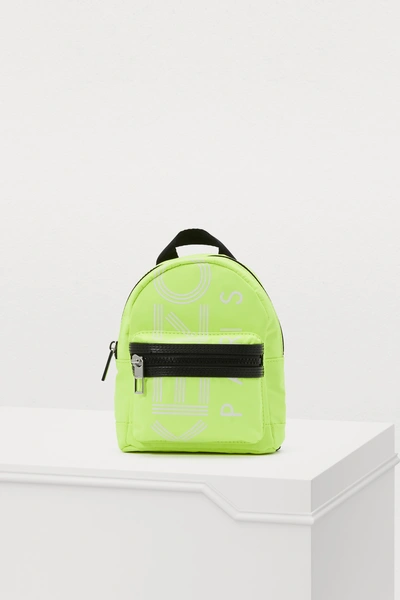 Shop Kenzo Logo Backpack In Lemon