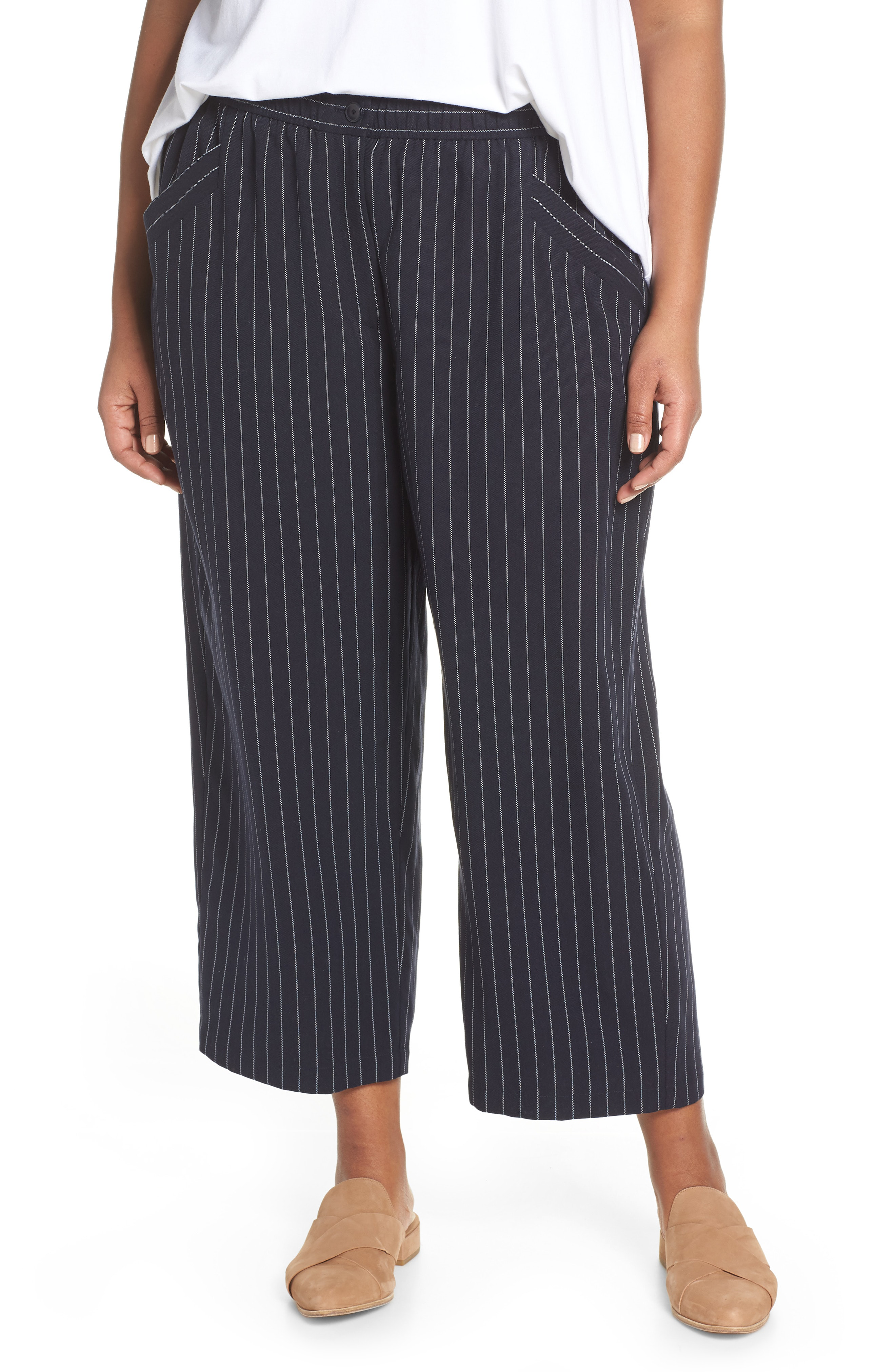 eileen fisher striped pants