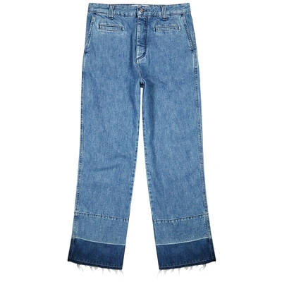 Shop Loewe Fisherman Blue Relaxed Jeans
