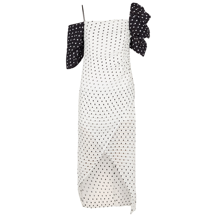 rejina pyo polka dot dress