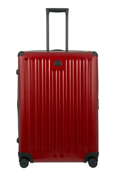Shop Bric's Venezia 30-inch Hardshell Spinner Suitcase In Ruby