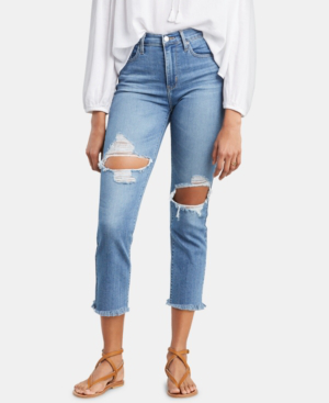 womens levi cropped jeans