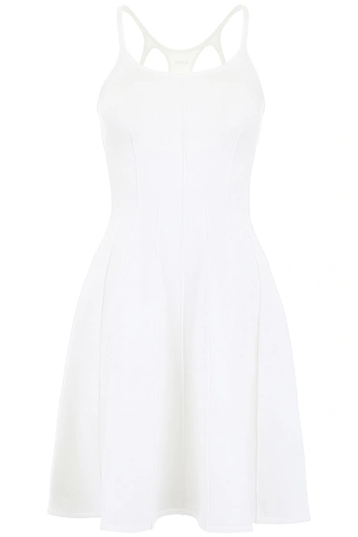 Shop Dsquared2 Jersey Mini Dress In White|bianco