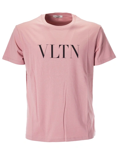 Shop Valentino Vltn T-shirt In Rosa
