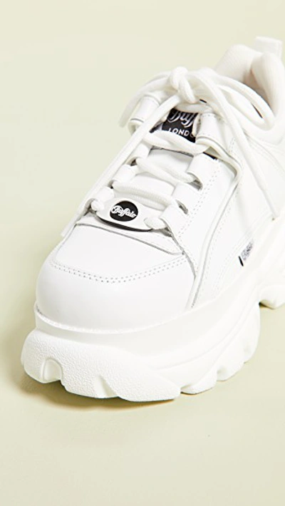 Buffalo Corin Platform Sole Sneakers In White | ModeSens