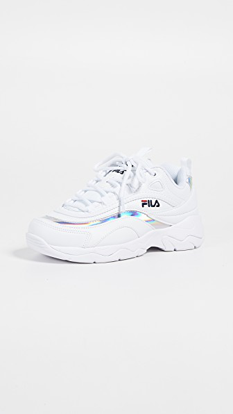 fila ray white metallic