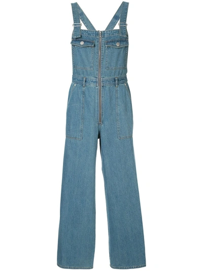 Shop Sea Denim Dungarees - Blue