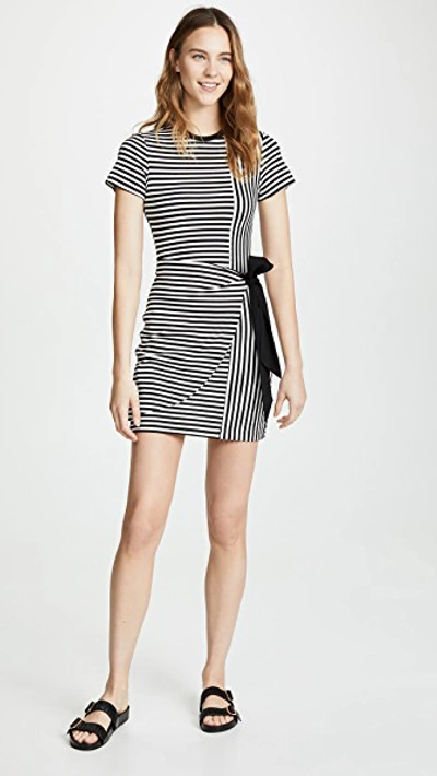 Shop Parker Hermosa Combo Dress In Black/white