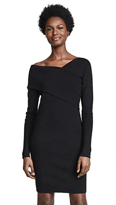 Shop Line & Dot Sylvie Sweater Dress In Black