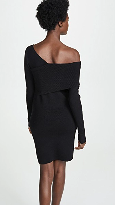 Shop Line & Dot Sylvie Sweater Dress In Black