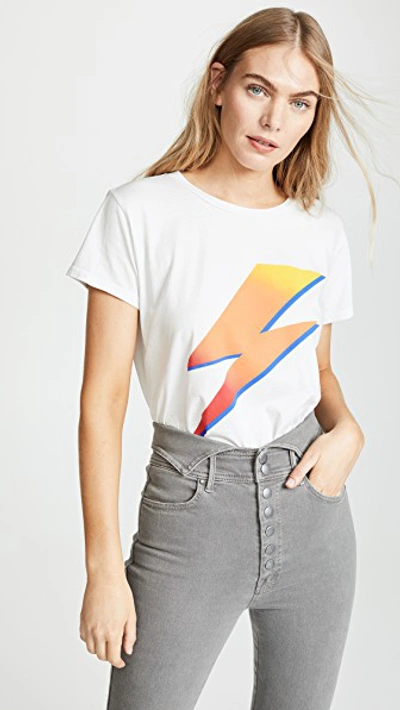 Shop Mother The Boxy Goodie Goodie Tee In Bolt