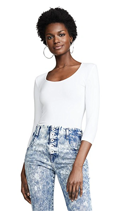 Wolford Tokio String Long Sleeve Body In White