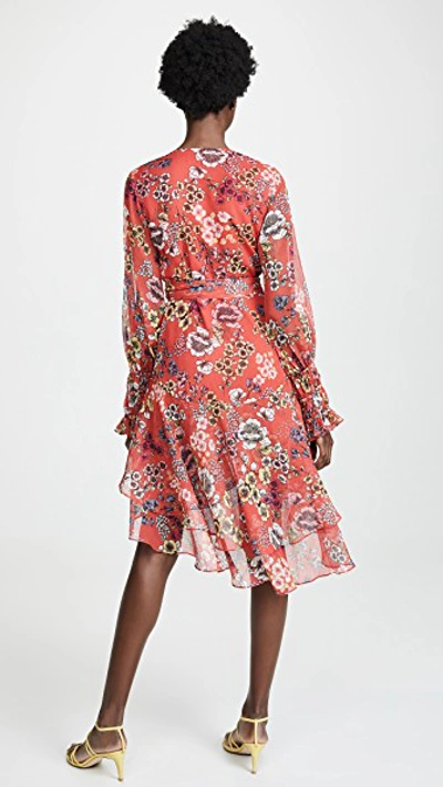 Shop Alexis Sidony Dress In Eden Floral Red