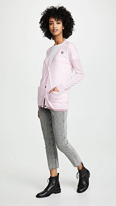 Shop Coach 1941 Oversize Cardigan In Light Pink