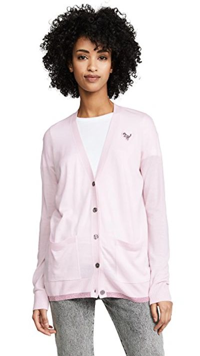 Shop Coach 1941 Oversize Cardigan In Light Pink
