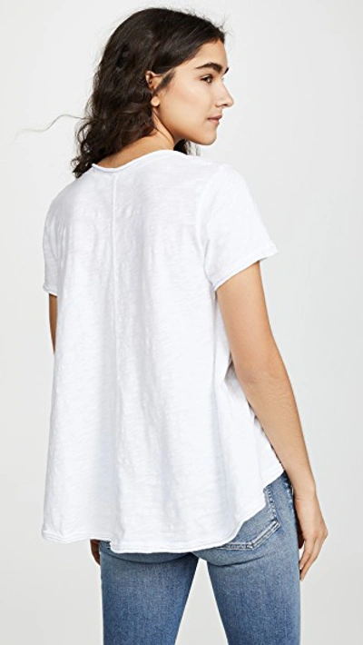 Shop Wilt Trapeze Layered Tee In White