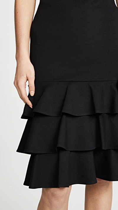 Shop Amanda Uprichard Eloise Dress In Black