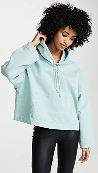 Shop Acne Studios Joghy Embossed Sweatshirt In Light Blue