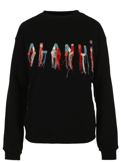 Shop Alanui Sweatshirt In Black