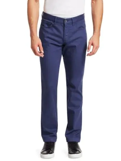 Shop Saks Fifth Avenue Collection Five-pocket Pants In Blue
